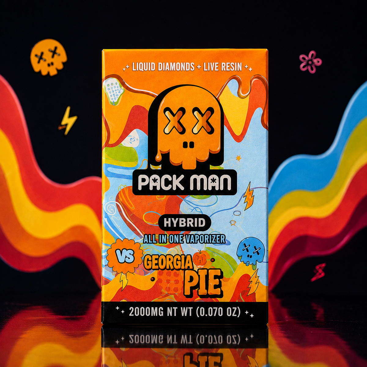 Pack Man Liquid Diamonds + Live Resin 2 g