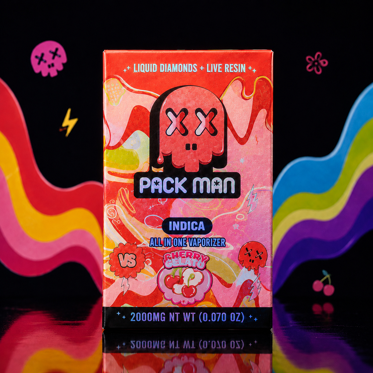 Pack Man Liquid Diamonds + Live Resin 2 g