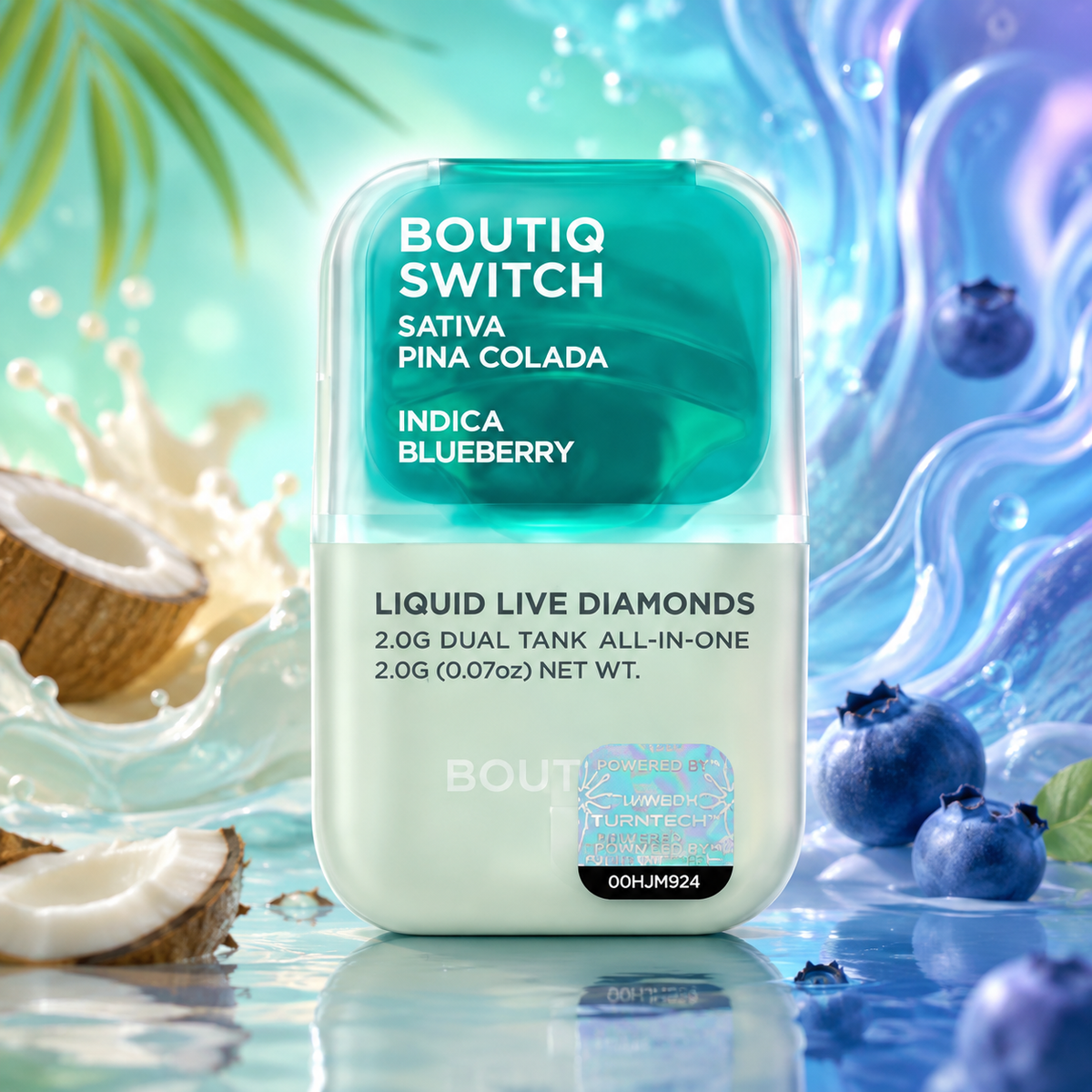 Boutiq Switch Liquid Live Diamonds 2 g – Dual Tank All-In-One