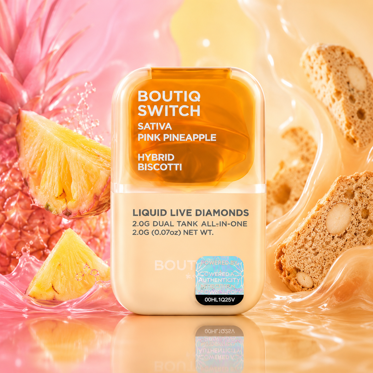 Boutiq Switch Liquid Live Diamonds 2 g – Dual Tank All-In-One