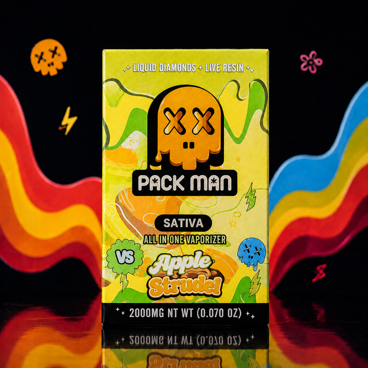 Pack Man Liquid Diamonds + Live Resin 2 g