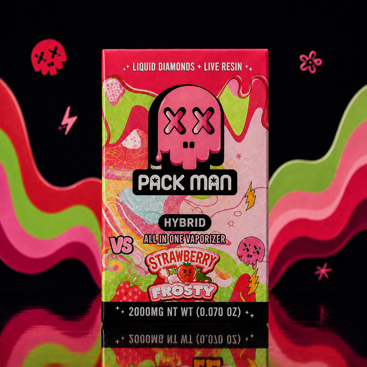 Pack Man Liquid Diamonds + Live Resin 2 g