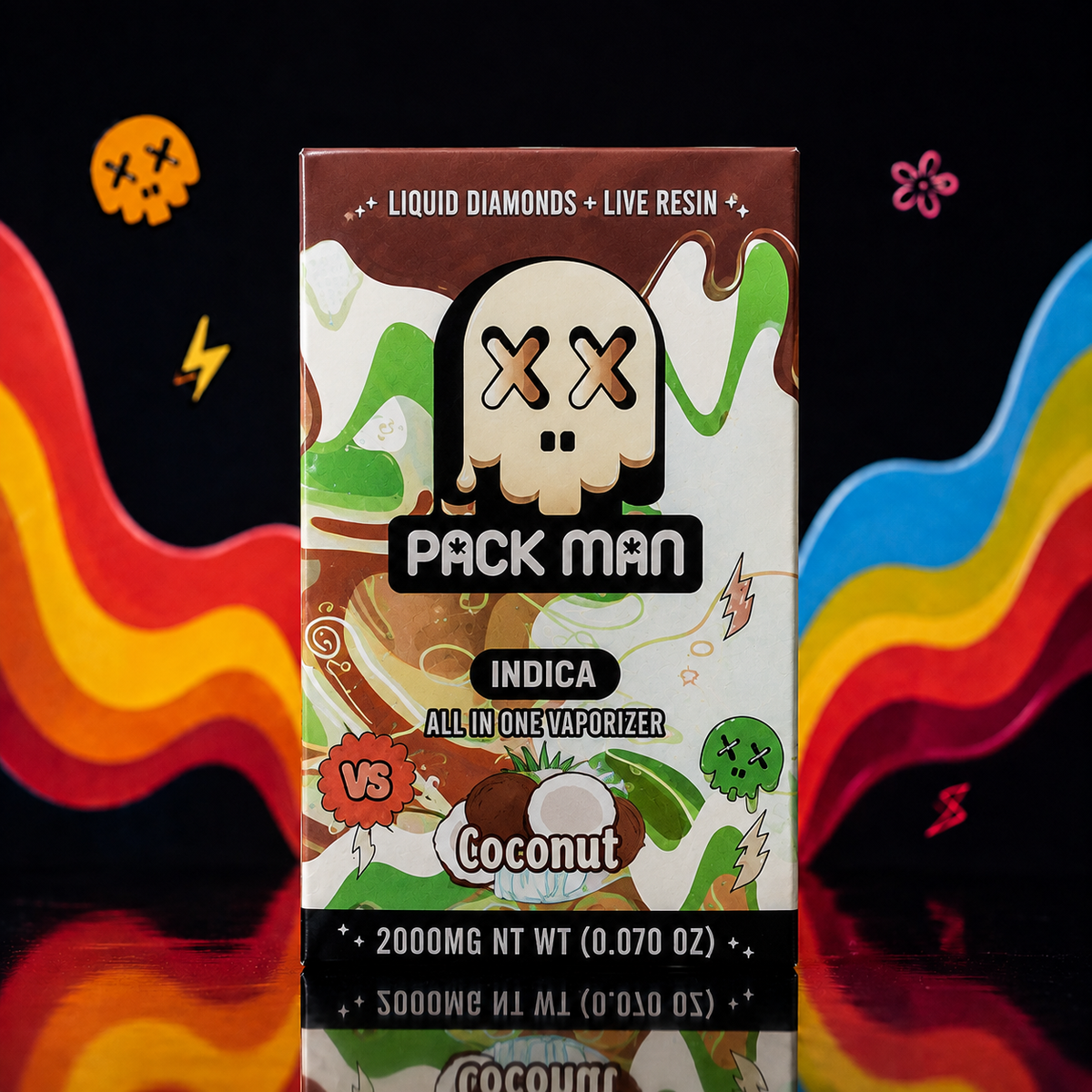 Pack Man Liquid Diamonds + Live Resin 2 g