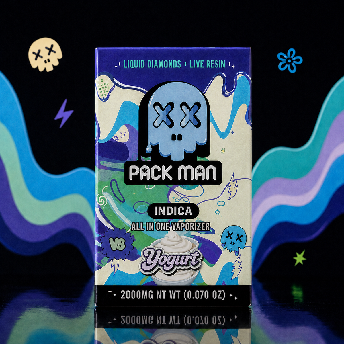 Pack Man Liquid Diamonds + Live Resin 2 g
